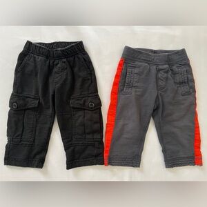 $90 Bundle Lot of 2 Tea Collection Toddler Boy Long Pants Size M 12-18 mos